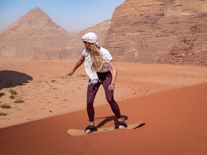 Sandboarding in Wadi Rum - Photo 6